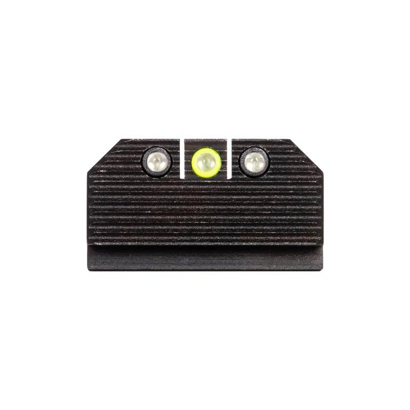 Night Fision Glock Optics Ready Stealth Night Sight Set Yellow Front with Black Back