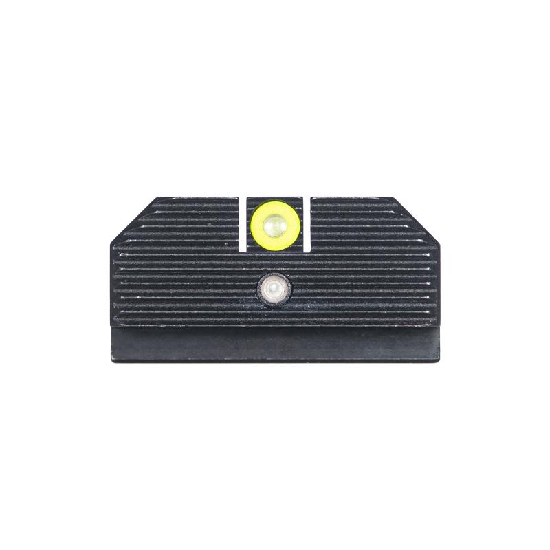 Night Fision Student of the Gun Accur8 Yellow/Black Night Sights for Glock 42 43 43X
