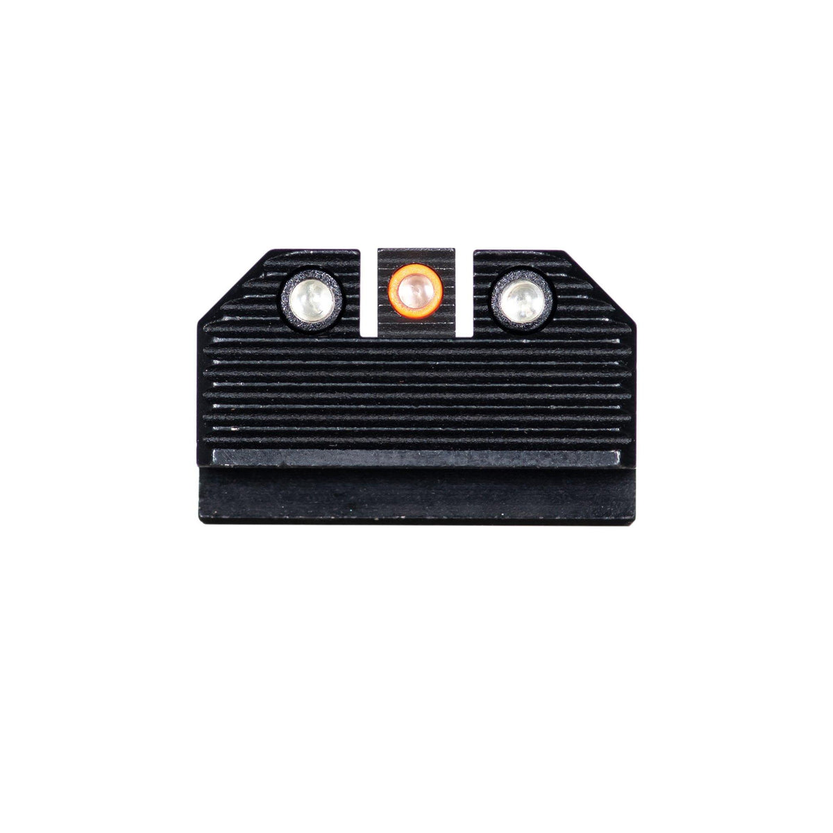 Night Fision Glock 43X MOS Optics Ready Stealth Night Sight Set Orange Front Black Back