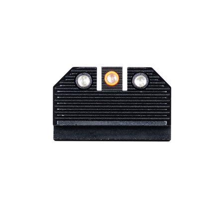 Night Fision Glock 43X MOS Optics Ready Stealth Night Sight Set Orange Front Black Back