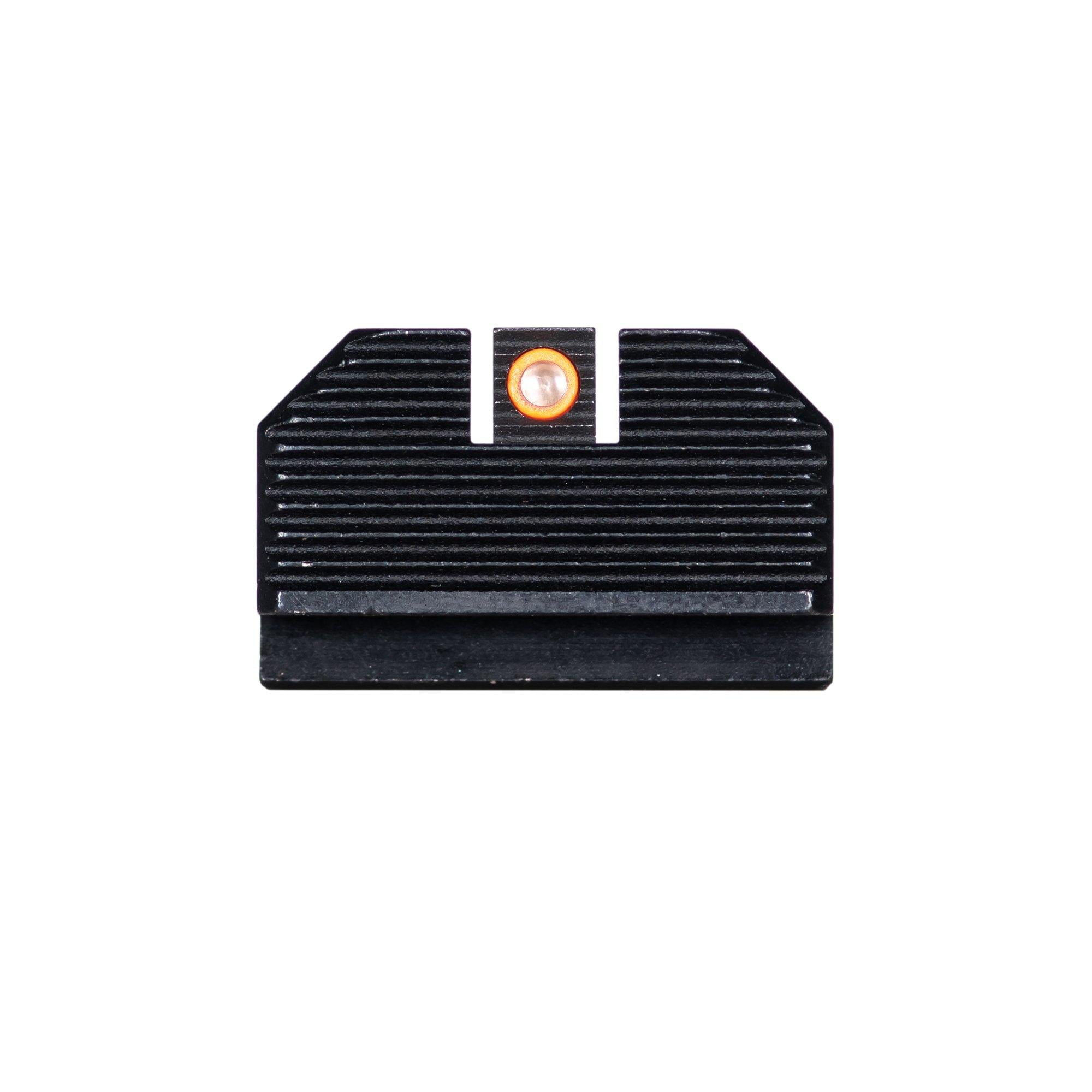 Night Fision Glock 43X MOS Optics Ready Stealth Night Sight Set Orange Front Blank Back