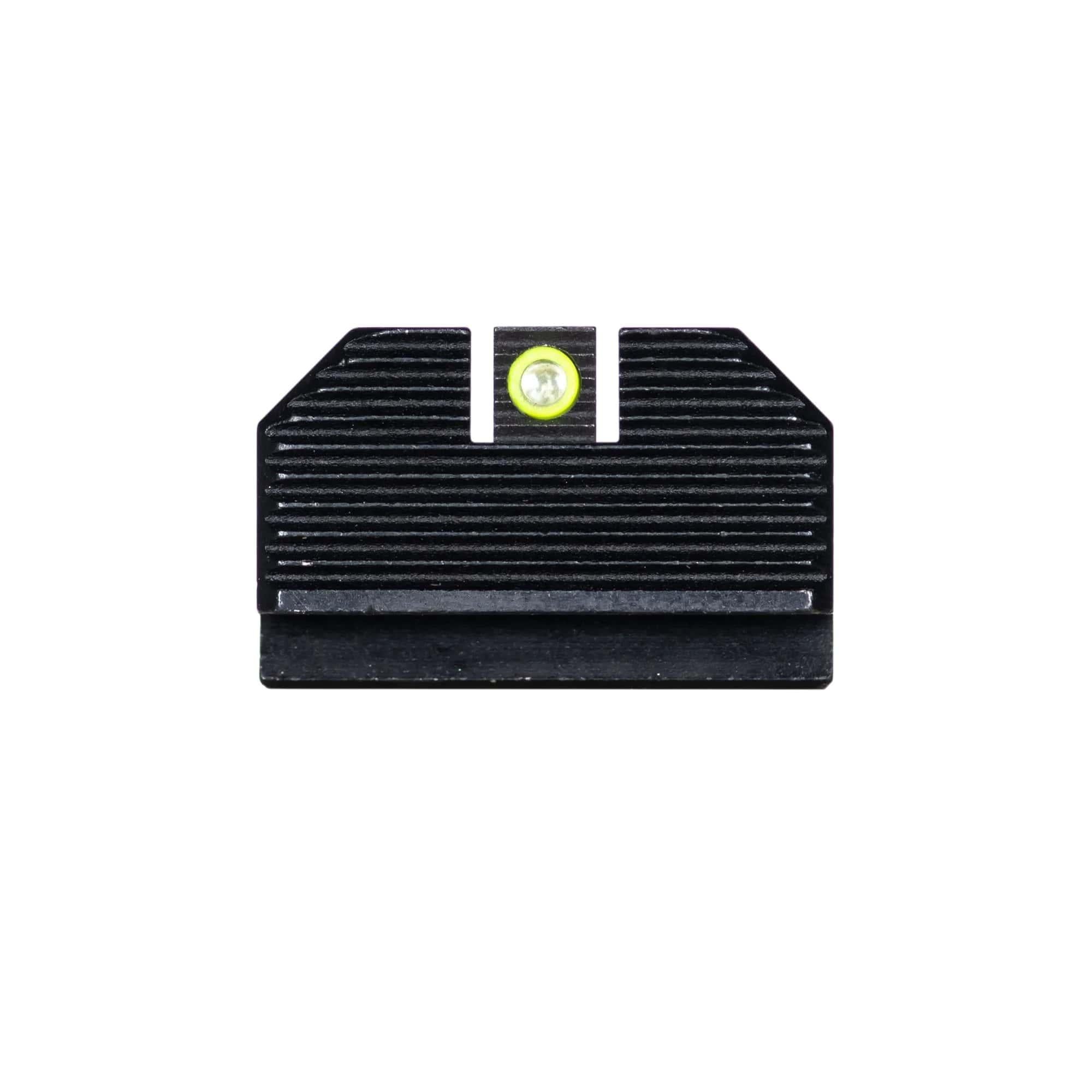 Night Fision Glock 43X MOS Stealth Optics Ready Night Sight Set Yellow Front Black Rear
