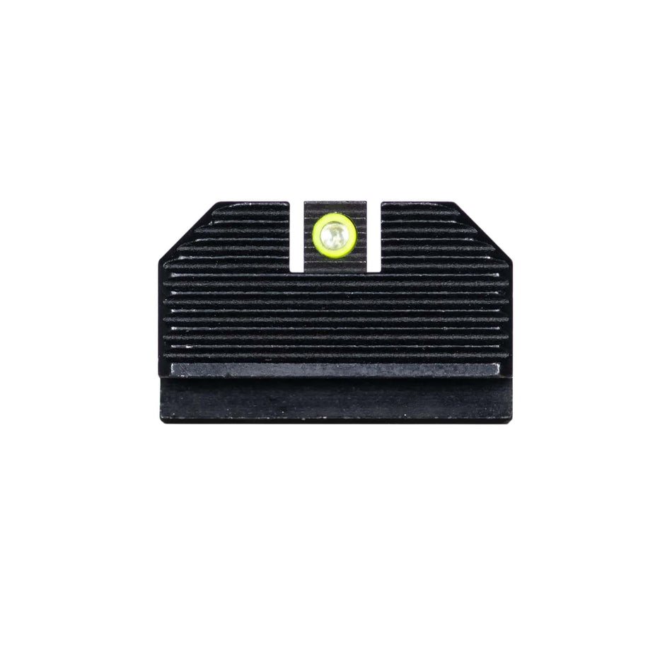 Night Fision Glock 43X MOS Stealth Optics Ready Night Sight Set Yellow Front Black Rear