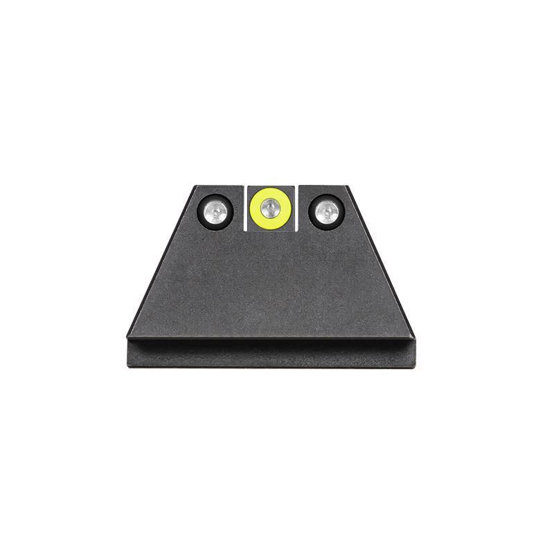 Night Fision Suppressor-Height Tritium Night Sight Set for Glock Pistols Yellow/Black