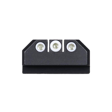 Night Fision Ruger Max 9 Tritium Night Sights White Front White Rear Black Nitride Finish