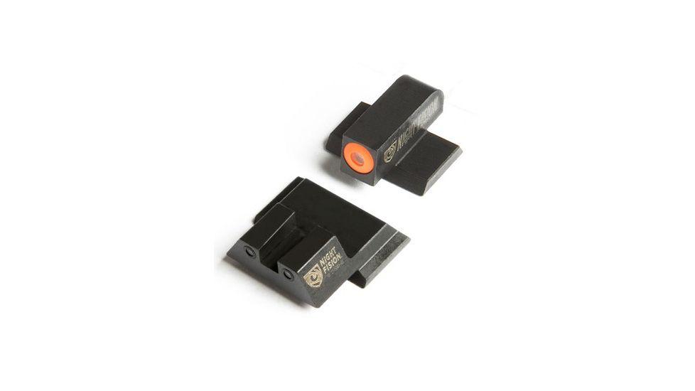Night Fision Perfect Dot NS Set for S&W M&P – Orange Tritium Front, Black U Rear