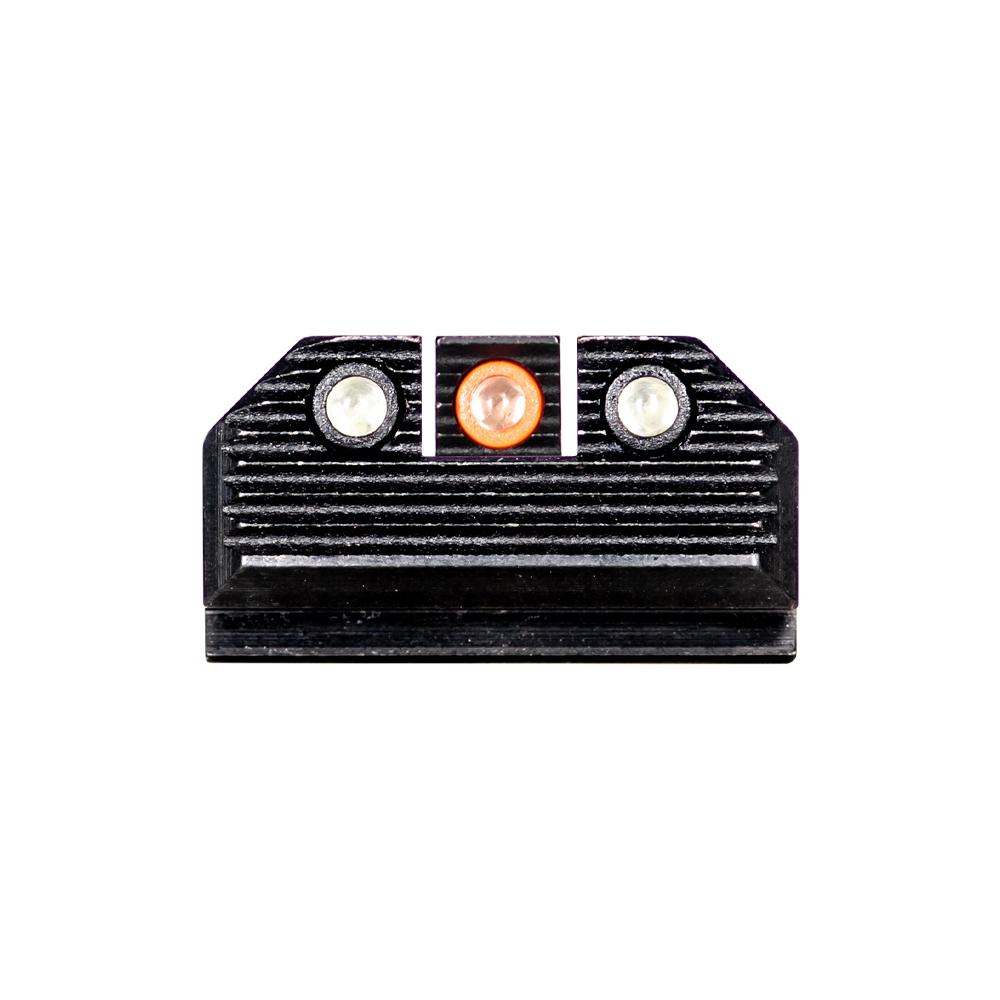 Night Fision Optics Ready Tritium Night Sights Orange Front Black Back for Springfield Hellcat