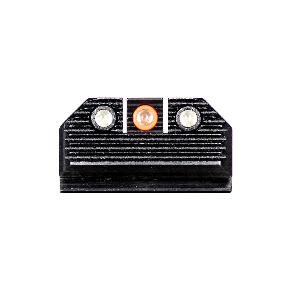 Night Fision Optics Ready Tritium Night Sights Orange Front Black Back for Springfield Hellcat