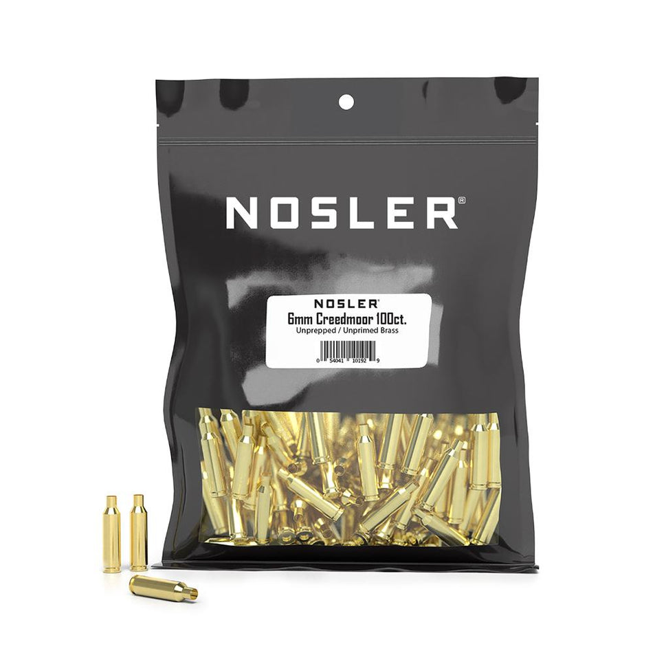 Nosler Bulk Unprimed Brass Rifle Cases 6mm Creedmoor 100/ct