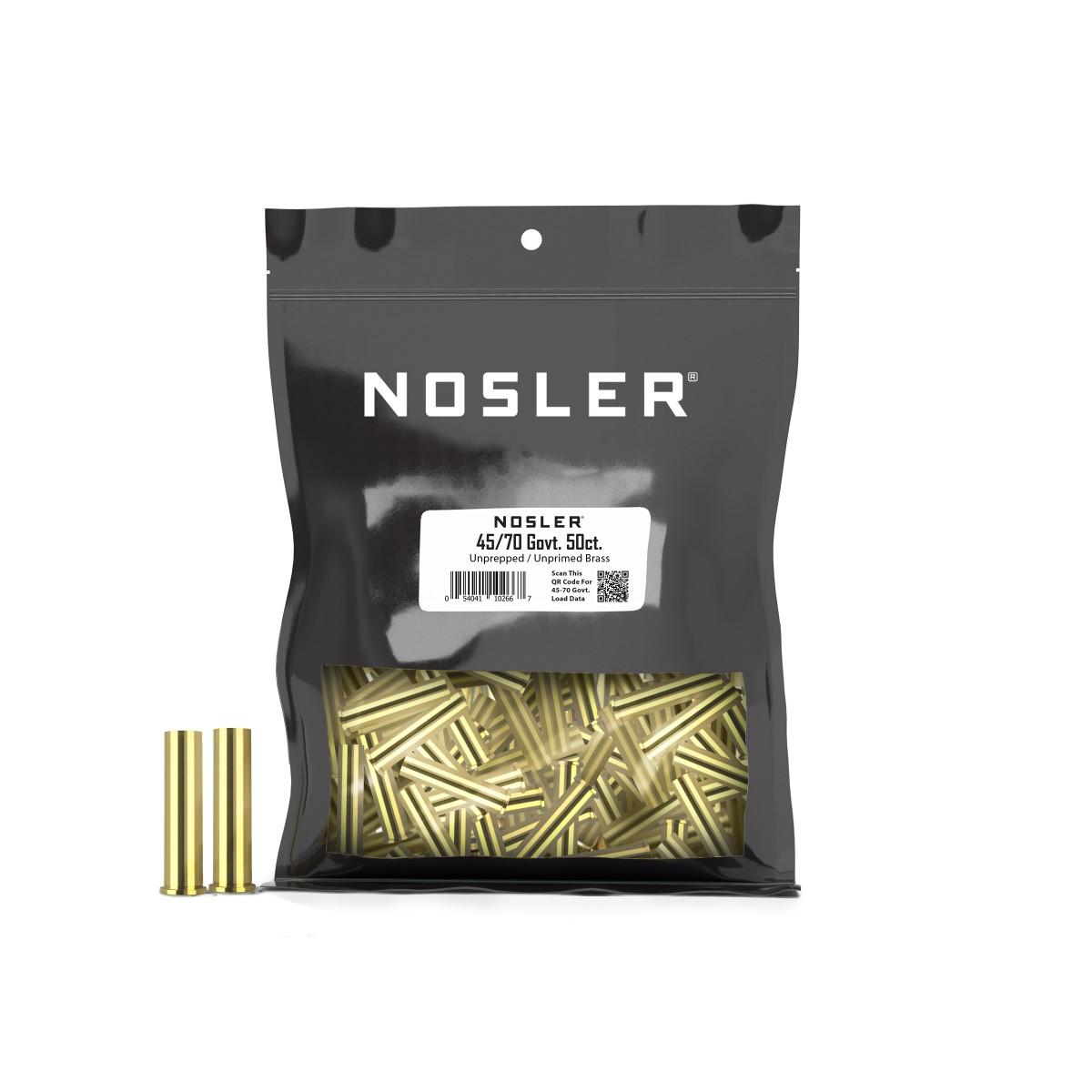 Nosler Bulk Unprepped Brass 45-70 Govt 50 Count Bag