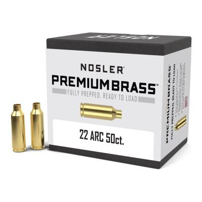 Nosler Premium Brass 22 ARC Fully Prepped Cases 50ct