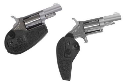 North American Arms 22LLRHG Mini-Revolver 22 LR 5 Shot 1.63" Barrel, Overall Stainless Steel Finish, Black Synthetic Holster Grip