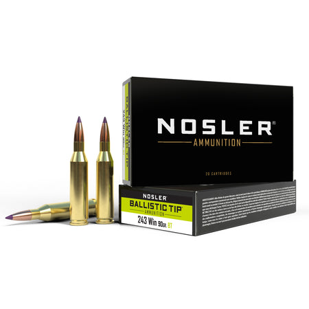 Nosler Ballistic Tip Spitzer Ballistic Tip 90 Grain .243 Winchester 3100 fps