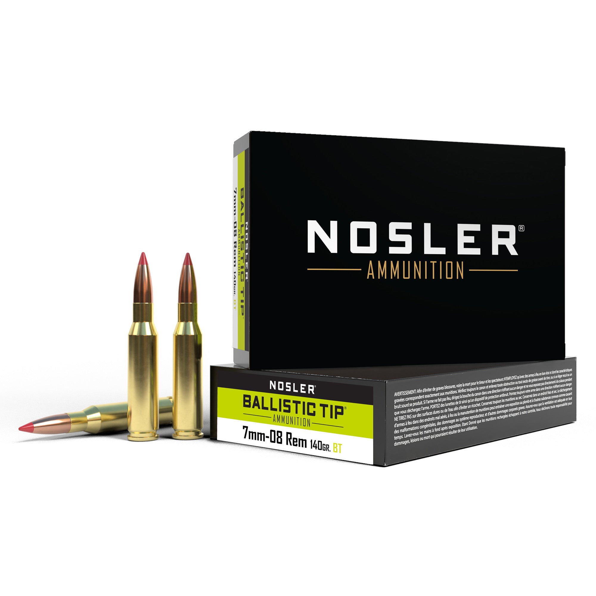 Nosler Ballistic Tip Spitzer Ballistic Tip 140 Grain 7mm-08 Remington 2825 fps