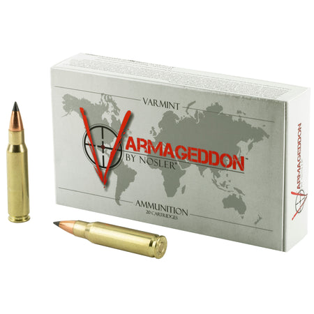 Nosler Varmageddon .308 Win / 7.62x51mm 110 grain Flat Base Tipped ammunition