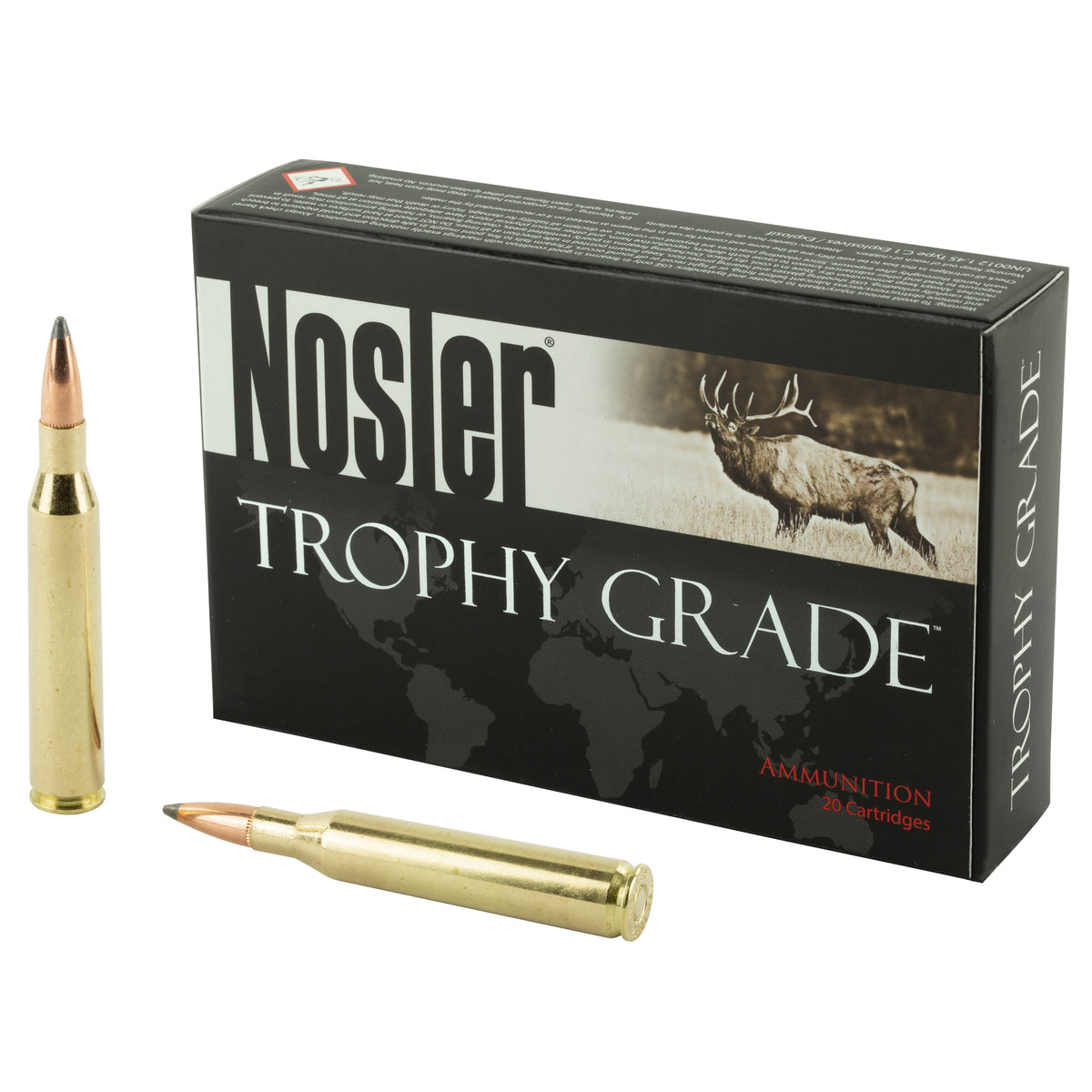 Nosler Trophy Grade Nosler Spitzer Partition 100 Grain .25-06 Remington 3300 fps