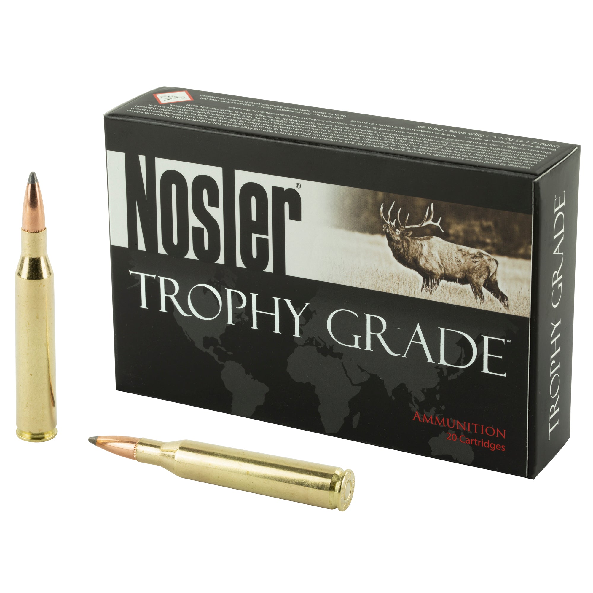 Nosler Trophy Grade Nosler Spitzer Partition 100 Grain .25-06 Remington 3300 fps
