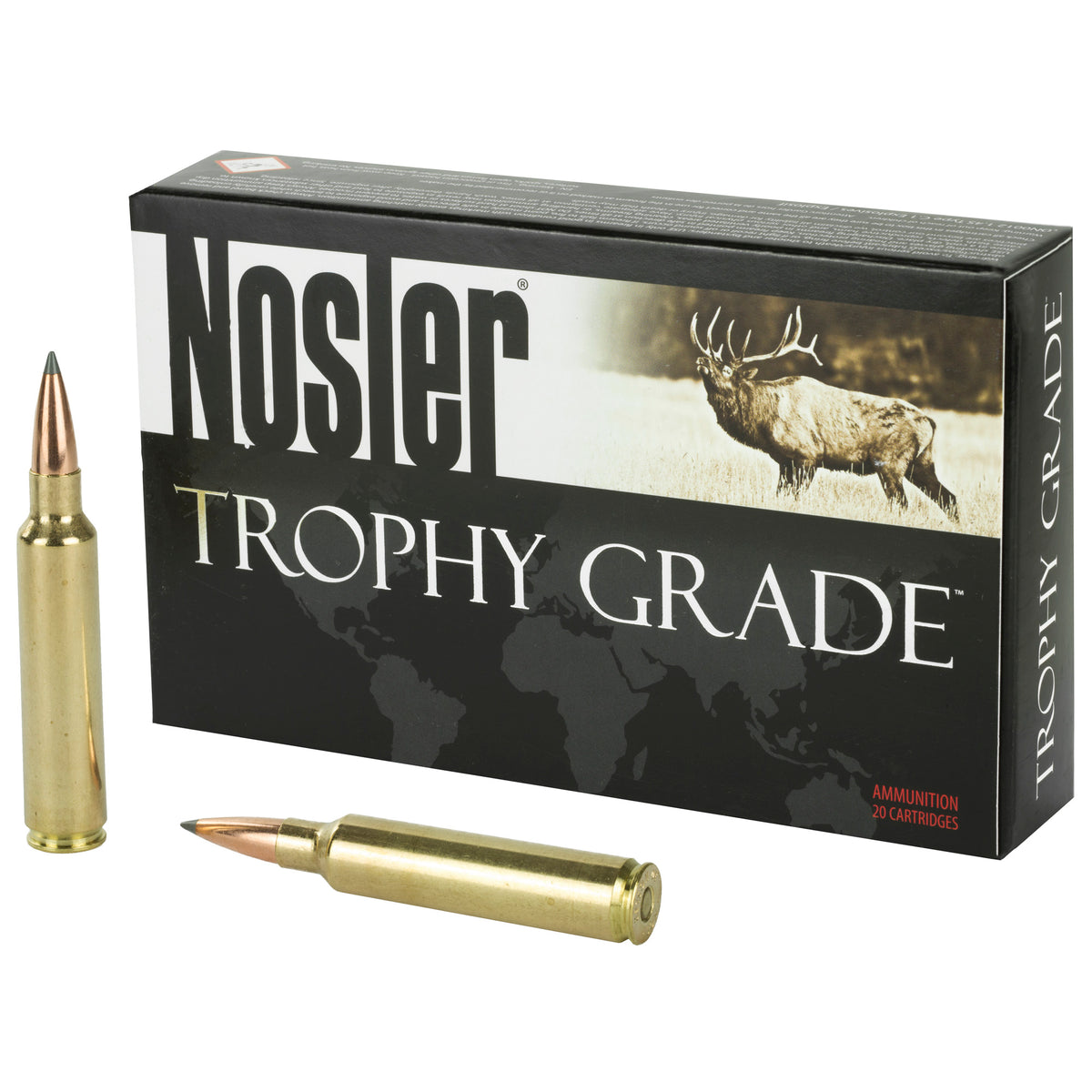 Nosler Trophy Grade Nosler Spitzer AccuBond Long Range 210 Grain .30 Nosler 3000 fps