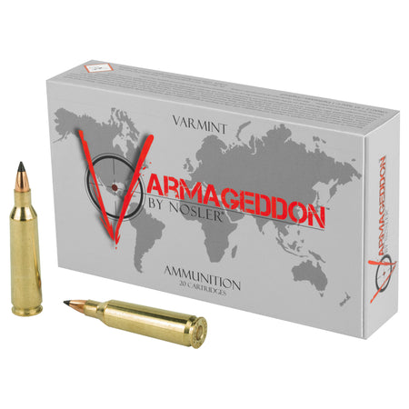 Nosler Varmageddon Flat Base Tipped 55 Grain .22-250 Remington 3550 fps