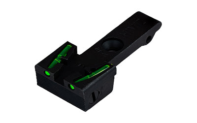 Hi-Viz RGRAD211 All-Steel Adjustable Rear Sight for Ruger Revolvers, Green/Red LitePipes, Click Windage and Elevation Adj.