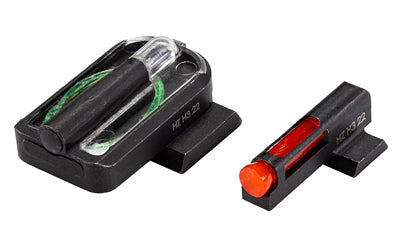 Hi-Viz TRFD21 Taurus G3/GX4 FastDot H3 Fiber Optic/Tritium Night Sight Set, Red Front, Green Rear, Low-Profile Design