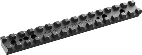 Audere Tikka T3/T3X NATO Rail 0 MOA Black Finish