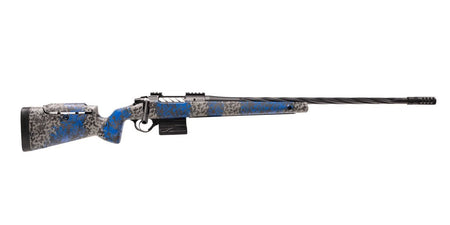 Seekins Precision 0011710323-F Havak PH3 6.5 Creedmoor 24" Black Fluted Threaded Barrel, Black Picatinny Rail Steel Receiver, Adj Cheek Riser Glacier Shadow Synthetic Stock