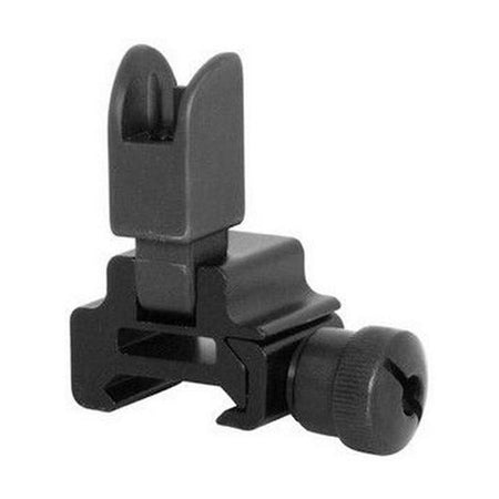 NcStar AR15 Backup Flip-Up Front Iron Sight Black Picatinny Rail