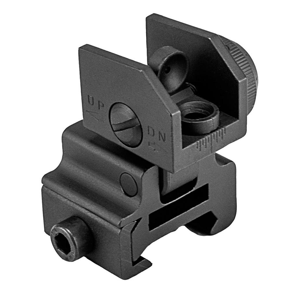 AR15 Folding Rear Flip Sight for Picatinny Rail