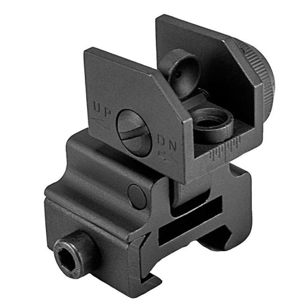 AR15 Folding Rear Flip Sight for Picatinny Rail