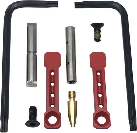 KNS Gen ST Non-Rotating Pin Kit for AR-15/M16 .154 in Red