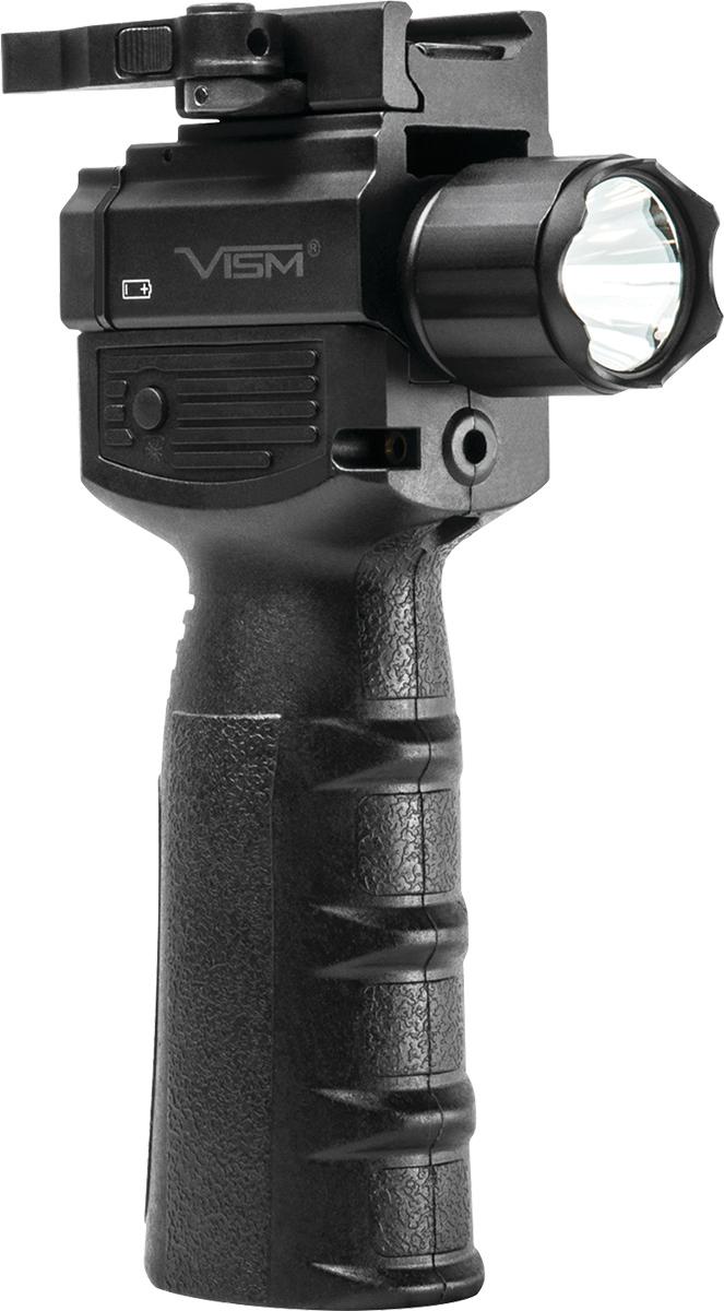 NcSTAR VISM Foregrip Weapon Light Strobe & Red Laser Gen 2