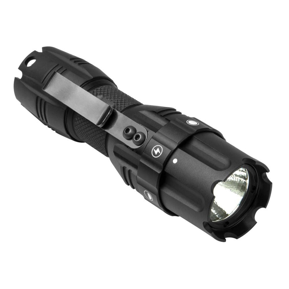 NcStar Pro Compact LED Flashlight 250 Max Lumens with Mode Selector Ring