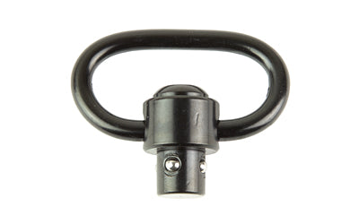 NcSTAR 1.25" Quick Detach Sling Swivel, Black Steel, Standard QD Mount Compatible AASWQRB