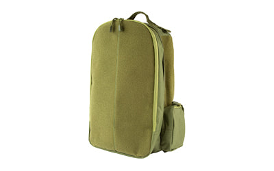 NcSTAR VISM Patch Backpack, Green, Large Main and Secondary Compartments, Hydration Compatible, Loop Surface CBPB3052G