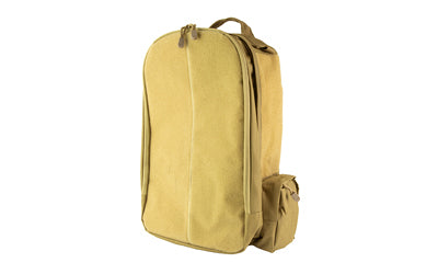 NcSTAR VISM Patch Backpack, Tan, Large Main and Secondary Compartments, Hydration Compatible, Loop Surface CBPB3052T