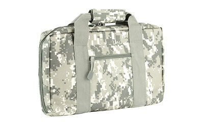 NcSTAR VISM Digital Camo Nylon Pistol Case with 2 Padded Handgun Compartments and 6 Magazine Elastic Loops