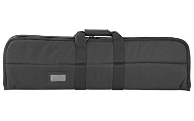 NcSTAR 34 Inch Black Nylon Rifle Case with High Density Foam Interior, Carry Handle and Strap
