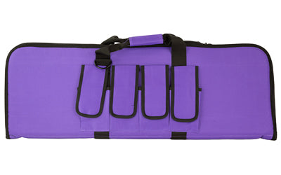NcSTAR VISM Purple 36" Carbine Carry Case, Lockable Heavy Duty Zippers, 4 Mag Pouches CVCP2960PR-36