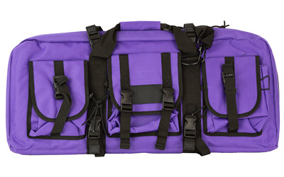 NcSTAR CVCPD2962PR-28 Purple Deluxe Sub Gun Case, 27.5"x11", Padded, Fits Folding Carbines & AOW