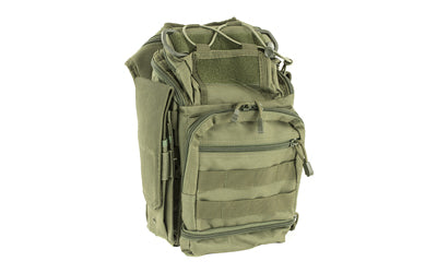 NcSTAR First Responder Green Nylon Utility Bag, Shoulder Strap, MOLLE/PALS, Rear Concealed Carry Pocket