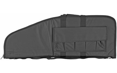 NcSTAR 42 Inch Tall Scoped Rifle Case Black Nylon, 16-Inch Height, Heavy Duty Double Zippers