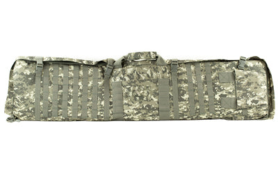 NcSTAR 48 Inch Digital Camo Rifle Case Converts to 66-Inch Shooting Mat, MOLLE Webbing, Backpack Straps