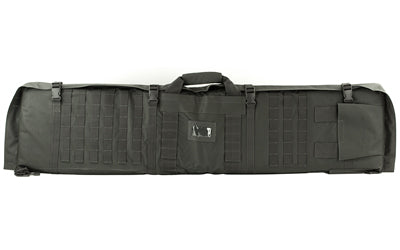 NcSTAR Urban Gray Nylon Rifle Case with Integrated Shooting Mat, 48"/66", PALS Webbing CVSM2913U