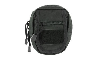 NcSTAR Small MOLLE/PALS Utility Pouch, Black, Multi-Compartment Zippered Design CVSUP2934B