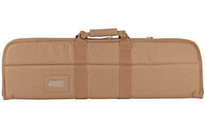 NcSTAR Tan 32" Soft Rifle Case, Nylon, Foam Lined Interior, Lockable Zippers CVT2910-32