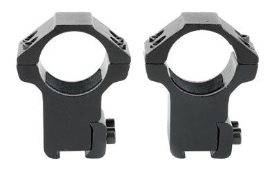 NcSTAR 1" Scope Tube Dovetail Rings, 3/8" Rail Compatible, 2-Piece, Black RB27