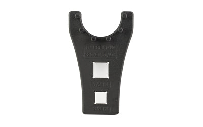 NcSTAR Steel AR15 Barrel Nut Crow Foot Wrench, GI Spec, 1/2 and 3/8 Drive, Black VTARCFBRL
