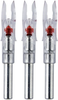 Nockturnal Red S-Series Lighted Arrow Nocks 3 Per Pack