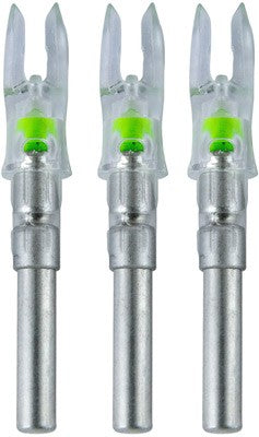 Nockturnal Green S-Series Lighted Arrow Nocks 3 Per Pack